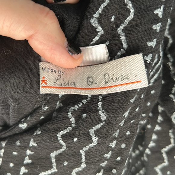 Natural by Known supply boho organic cotton printed  jumpsuit size large ethical - Picture 8 of 8